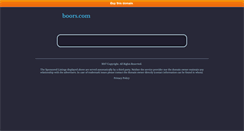 Desktop Screenshot of boors.com